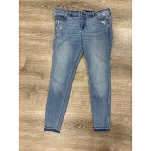 Hollister Womens Skinny Jeans 5R W27 L30 Dark Wash Mid-Rise